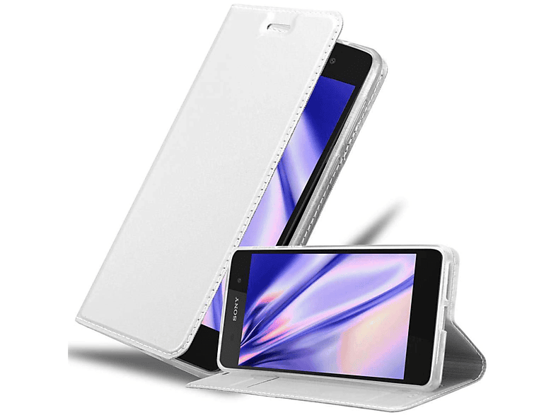 Cadorabo - Custodia Libro Per Sony Xperia M4 Aqua In Oro Rosato Nero