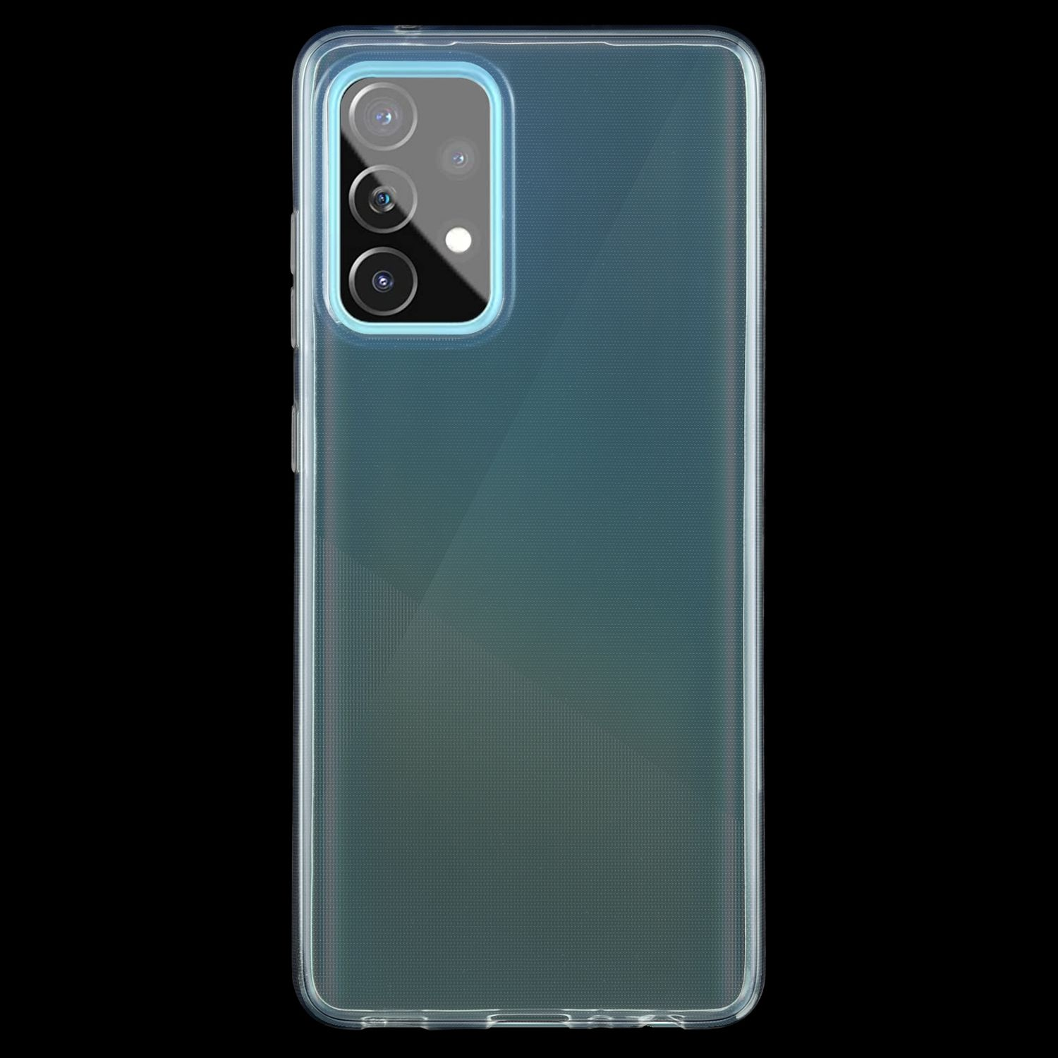 4G Samsung, DESIGN KÖNIG / 5G, Transparent A52 Backcover, Schutzhülle, Galaxy