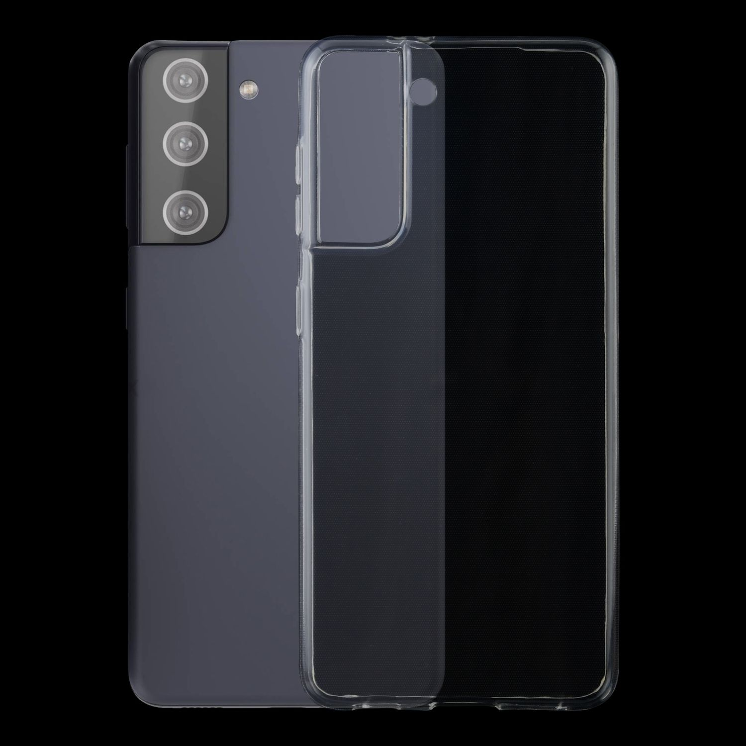 KÖNIG Plus, S21 Galaxy Transparent Backcover, Schutzhülle, Samsung, DESIGN