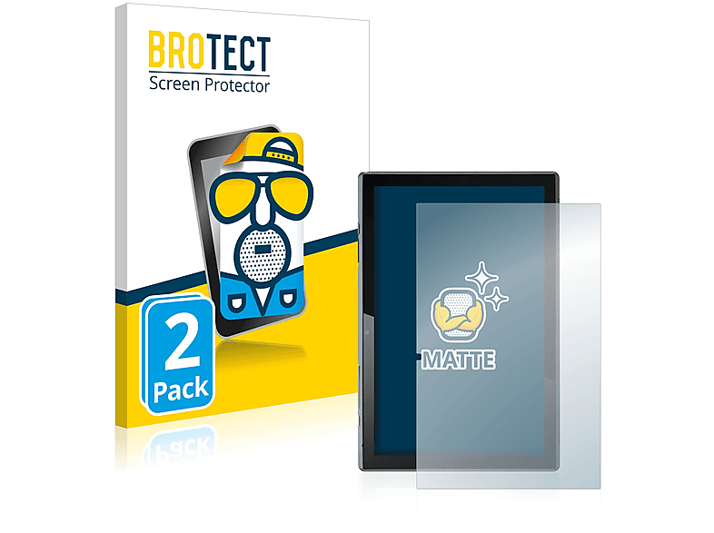 BROTECT 2x matte Schutzfolie(für Acer ACTAB1021 (Hochformat))