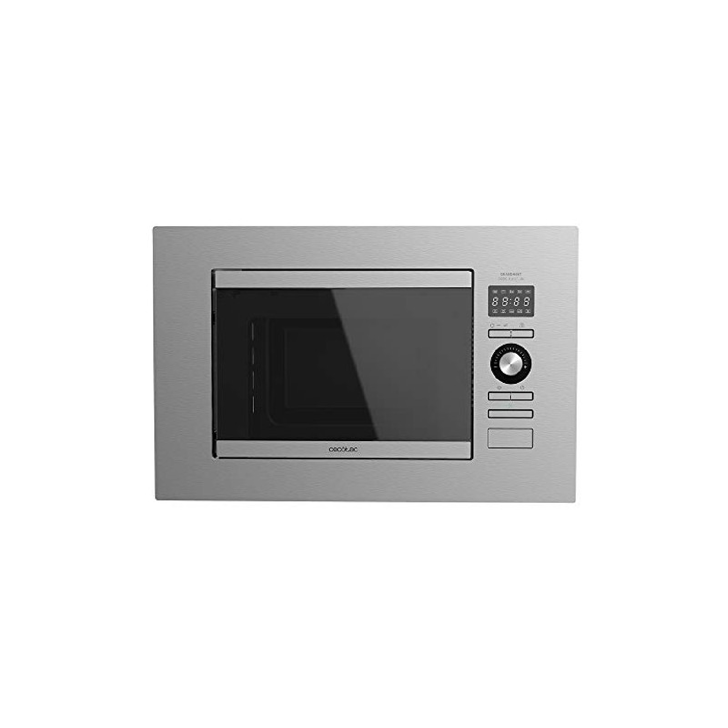 Microondas integrable - Grandheat 2090 Built-in Steel CECOTEC, 1250 W, 3 potencia, 1 l, Silver