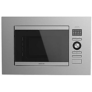 Microondas integrable - CECOTEC Grandheat 2090 Built-in Steel, 1250 W, 3 potencia, 1 l, Silver