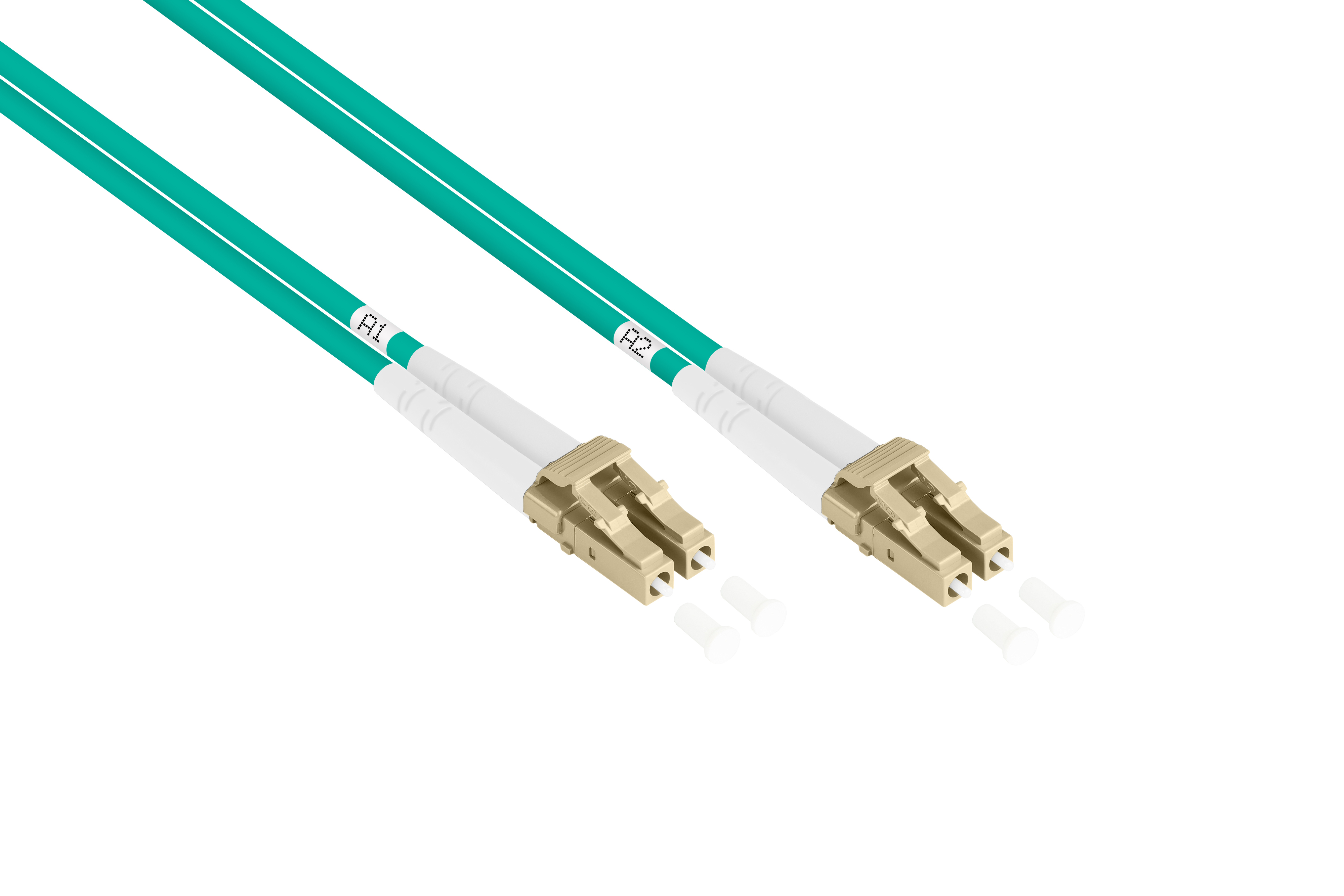 PANZERKABEL, trittfest, LSZH, 20 OM3 Duplex Netzwerkkabel, und Multimode, m Stahlarmierung GOOD LC/LC, LWL Nagetierschutz, CONNECTIONS