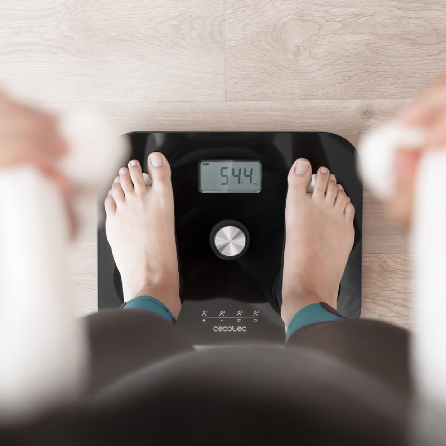 Waga łazienkowa CECOTEC Surface Precision EcoPower 10100 Full Healthy Czarny