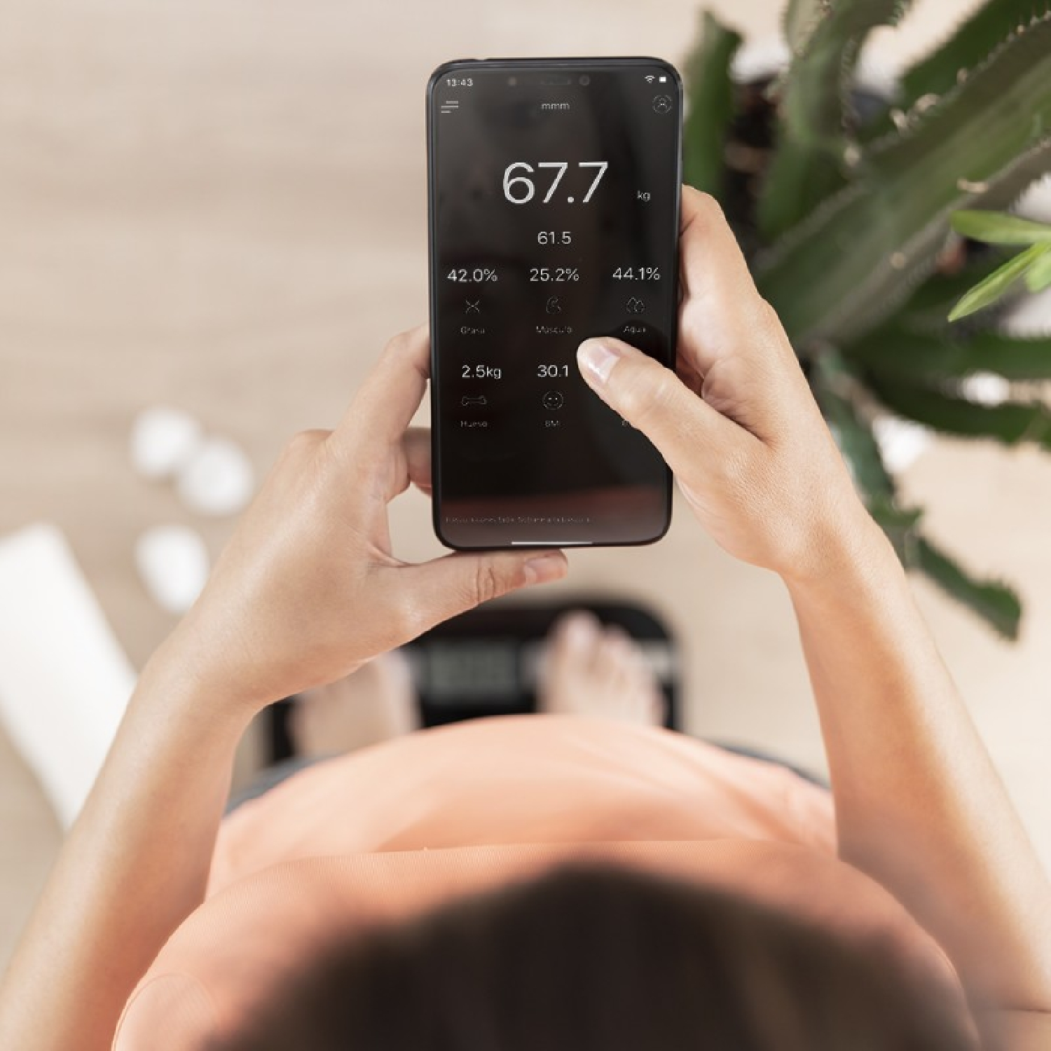 Waga łazienkowa CECOTEC Surface Precision EcoPower 10200 Smart Healthy Czarny, Srebrny