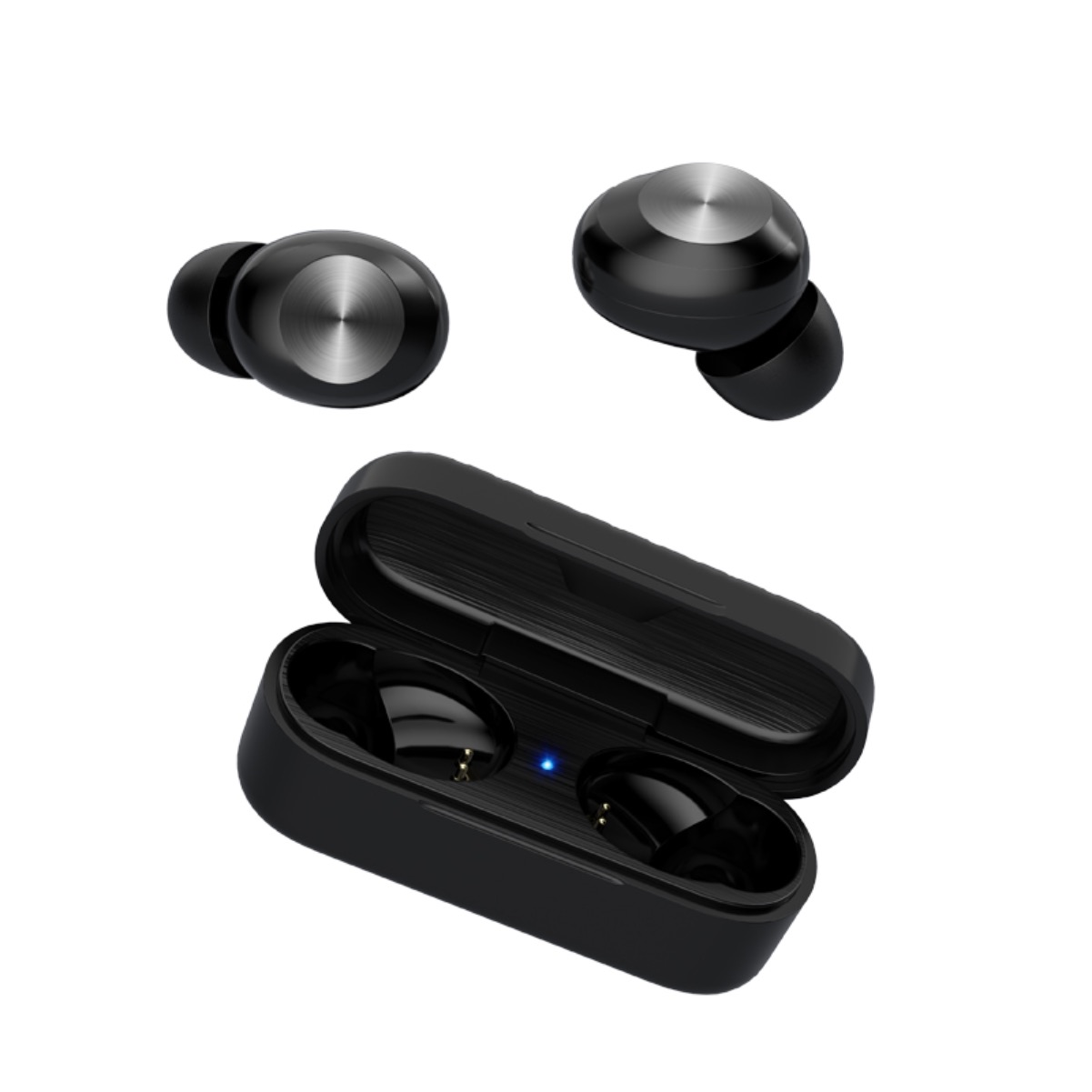 M2-TEC Kopfhörer, In-ear Bluetooth Kopfhörer Schwarz Bluetooth