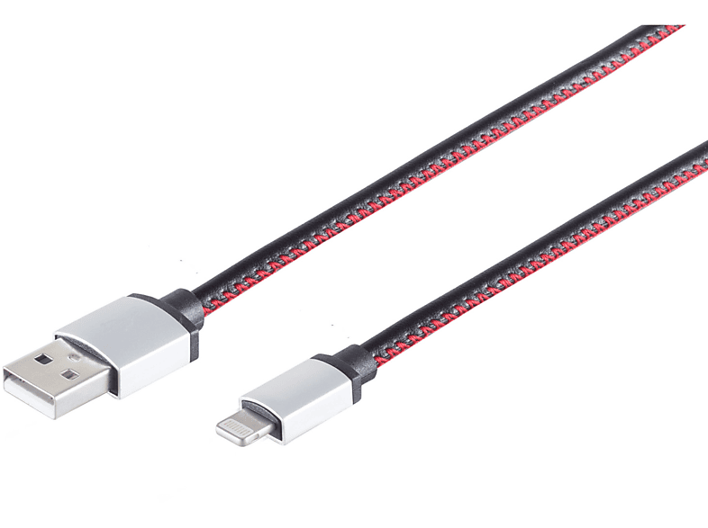 MAXIMUM Stecker Kabel Stecker USB-Ladekabel auf A USB CONNECTIVITY 0,9m S/CONN 8-pin