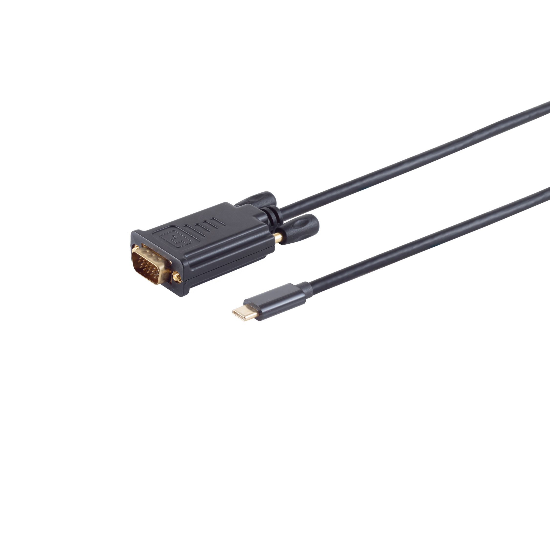 S/CONN MAXIMUM CONNECTIVITY USB Typ USB Kabel auf C VGA 1,8m Stecker, Stecker