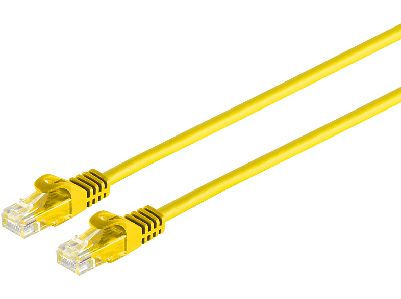 S/CONN MAXIMUM CONNECTIVITY RJ45 Patchkabel CAT 7 Rohkabel U/UTP gelb 25m, Patchkabel RJ45, 25 m | Adapter & Netzwerkkabel