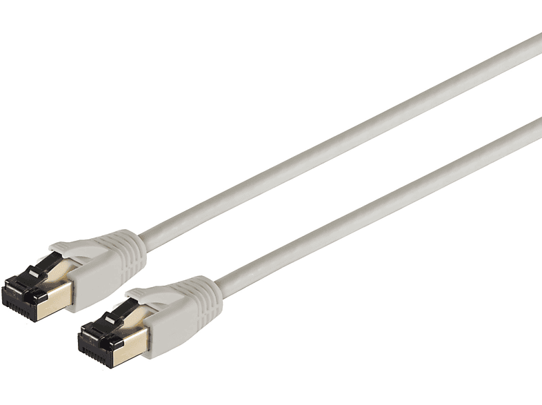 S/CONN MAXIMUM CONNECTIVITY Patchkabel cat PIMF 8.1 Patchkabel m RJ45, 3,0m, grau F/FTP 3 LSZH