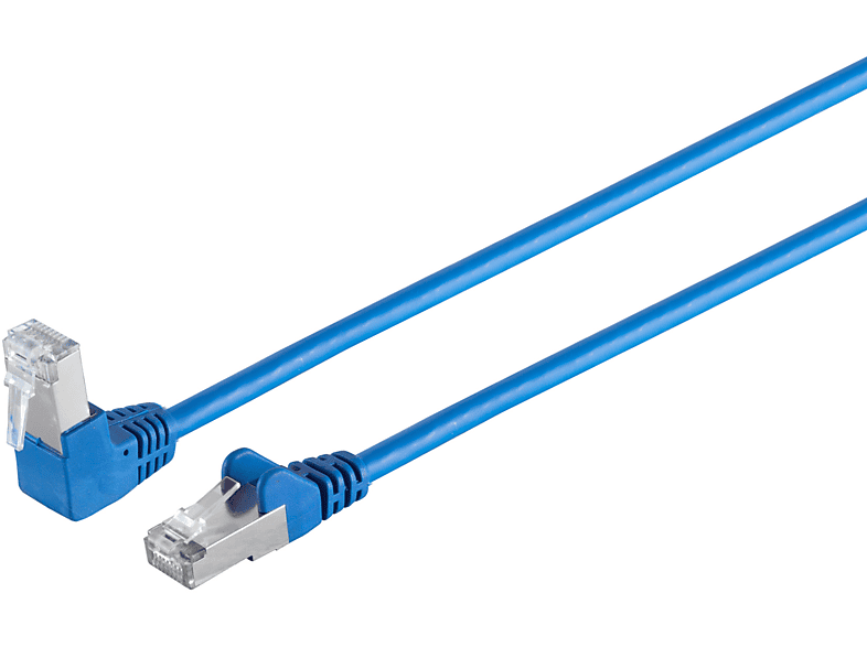 blau Patchkabel 20 MAXIMUM RJ45, 20m, Winkel-gerade S/FTP CONNECTIVITY cat m 6 Patchkabel S/CONN PIMF