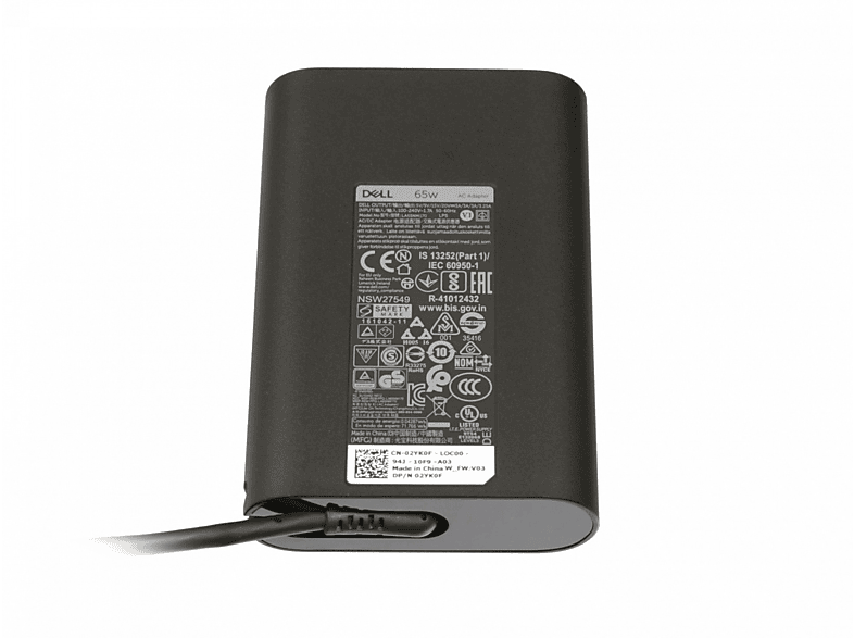 DELL 450-AGOB Original USB-C Netzteil Watt 65
