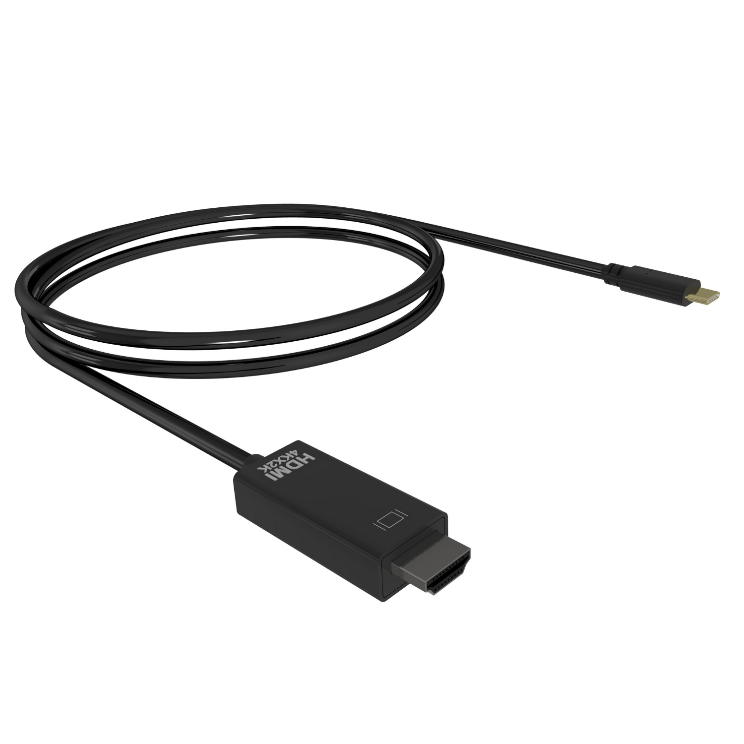 AIXONTEC 2,0 m HDMI C Kabel zu 4k HDMI/USB-C 3.1 Anschlusskabel USB