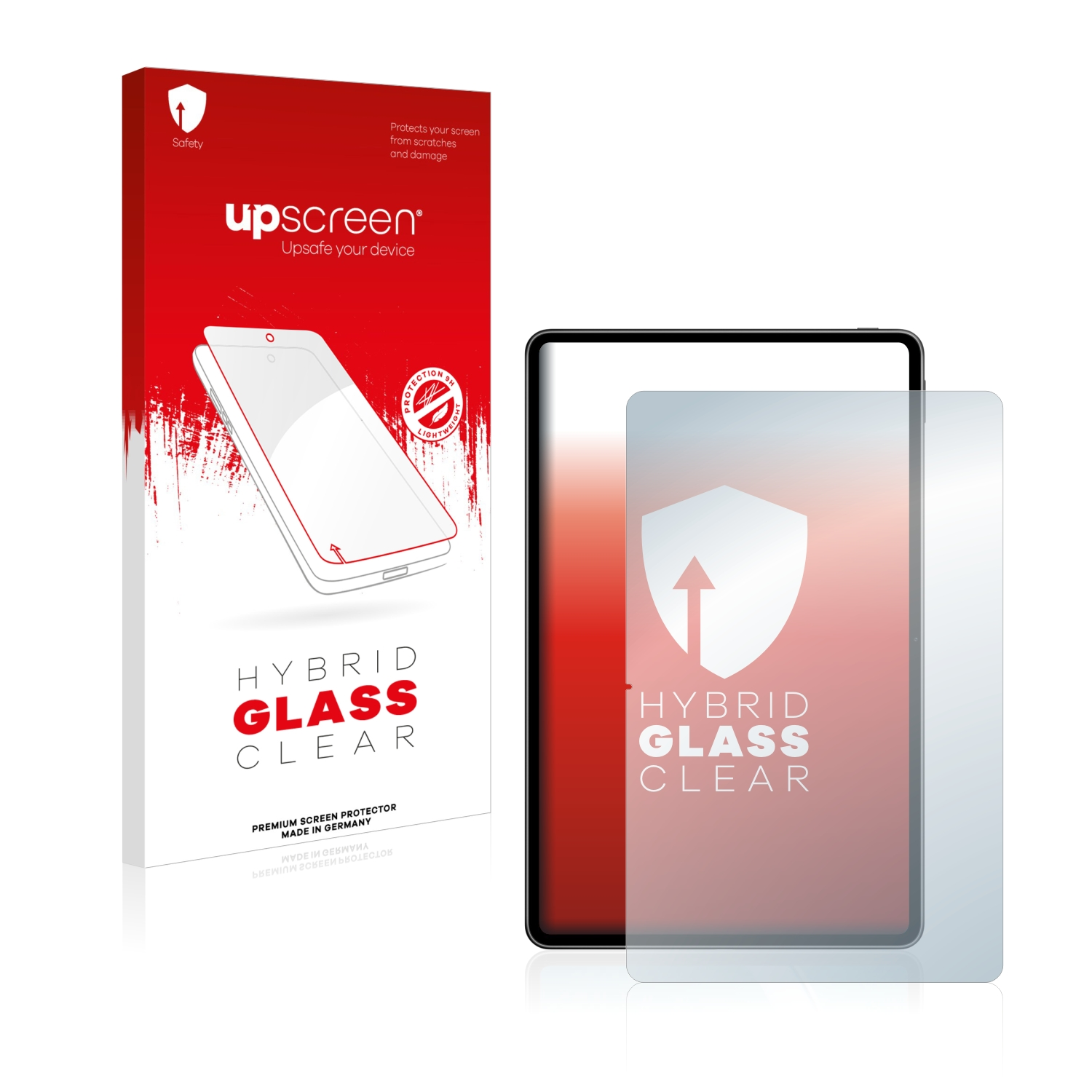 UPSCREEN Schutzglas Panzerglasfolie klar 12.6 (2021) MatePad WiFi Pro (Hochformat)) Displayschutz(für Huawei
