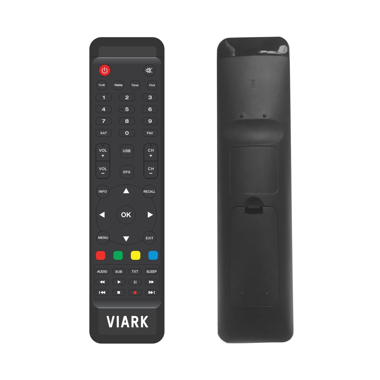 VIARK SAT 4K (HDTV, schwarz) Sat-Receiver