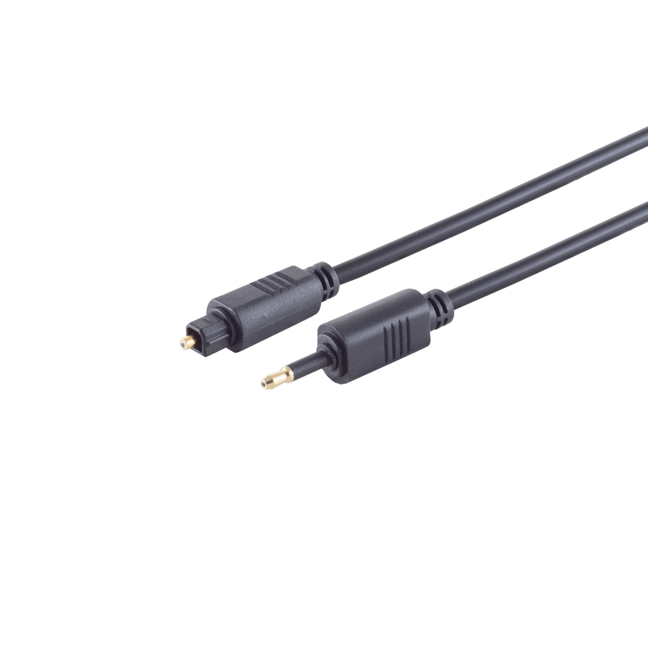 S/CONN MAXIMUM CONNECTIVITY LWL-Kabel 4mm, Opti-St. Toslink-St./3,5mm 1,5m Audio/Video Kabel