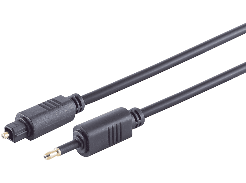 MAXIMUM Kabel 5m CONNECTIVITY S/CONN 4mm, Opti-St. LWL-Kabel Audio/Video Toslink-St./3,5mm