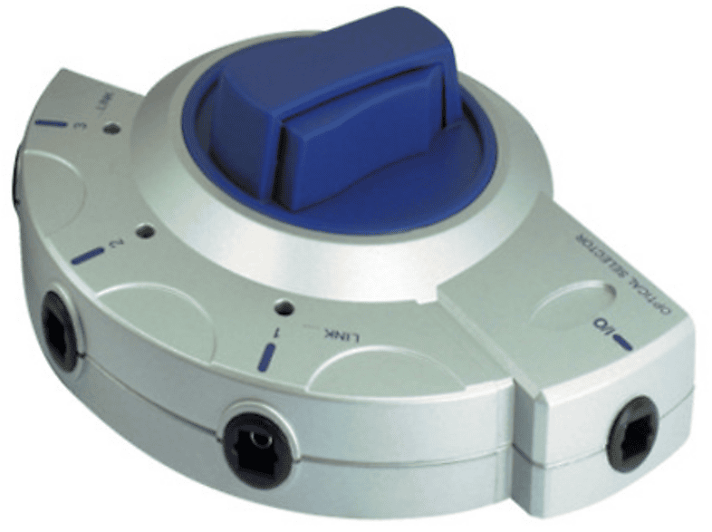 S/CONN MAXIMUM 3-fach Kabel Audio/Video Opto-Umschalter, CONNECTIVITY Toslink