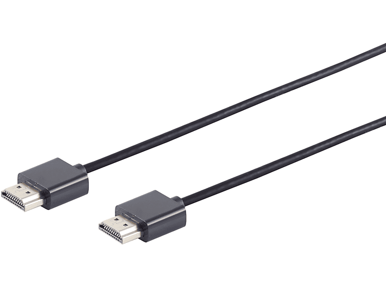 S/CONN A-Stecker HDMI extra dünn CONNECTIVITY HDMI 1,5m Kabel / HDMI A-Stecker MAXIMUM