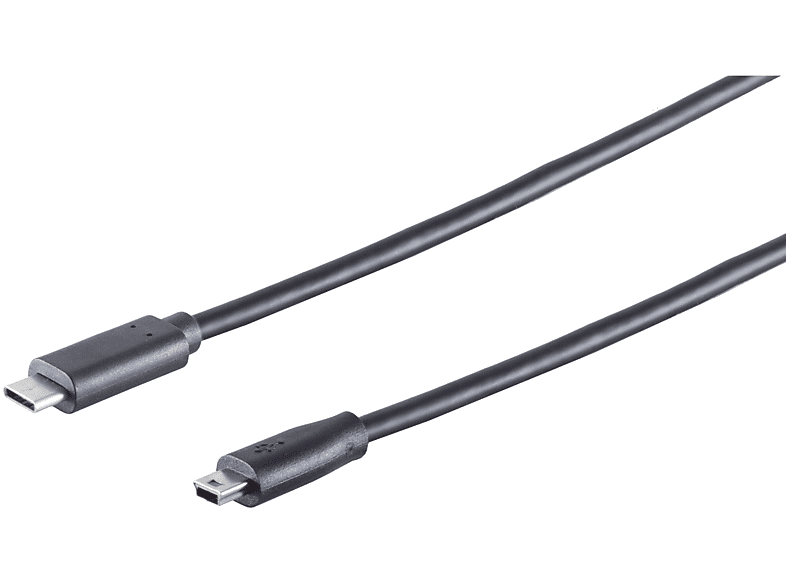 S/CONN MAXIMUM 5p Kabel, 1m USB Kabel C-Stecker Mini USB 3.1 B-St., - CONNECTIVITY 2.0
