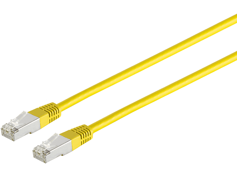 S/CONN MAXIMUM CONNECTIVITY Patchkabel, cat. 5e, SF/UTP, gelb, 25,0m, Patchkabel RJ45, 25 m