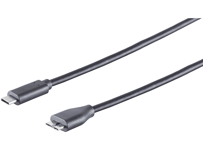 S/CONN MAXIMUM CONNECTIVITY USB Kabel 3.0 3.1 USB Kabel, C-Stecker 1,8m B-St., Micro 
