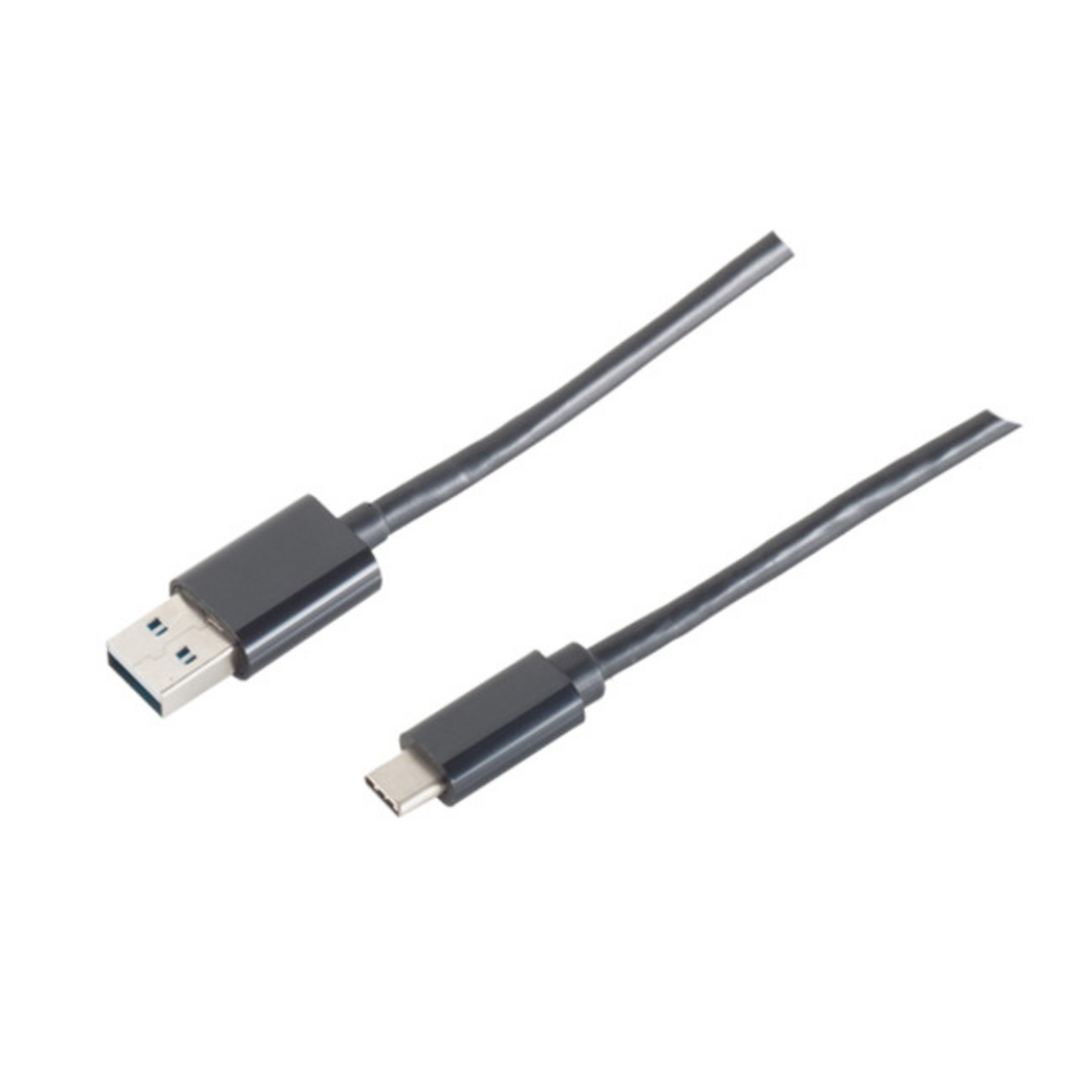 USB USB C Stecker, 2.0 CONNECTIVITY Kabel schwarz, A USB 1m Stecker/ 3.1 S/CONN MAXIMUM