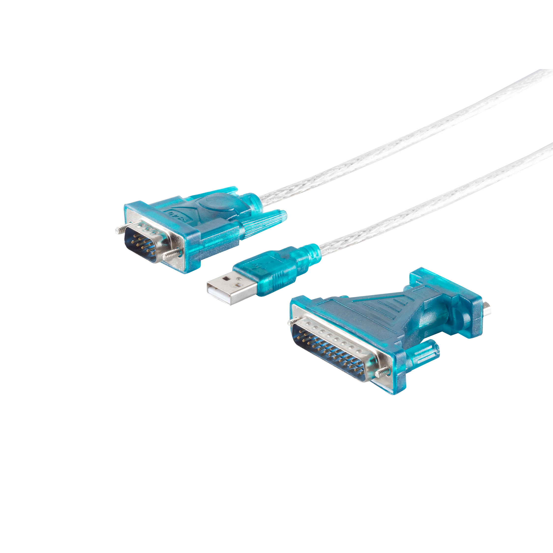 2.0 USB Converter 1,5m KABELBUDE RS232 USB Adapter