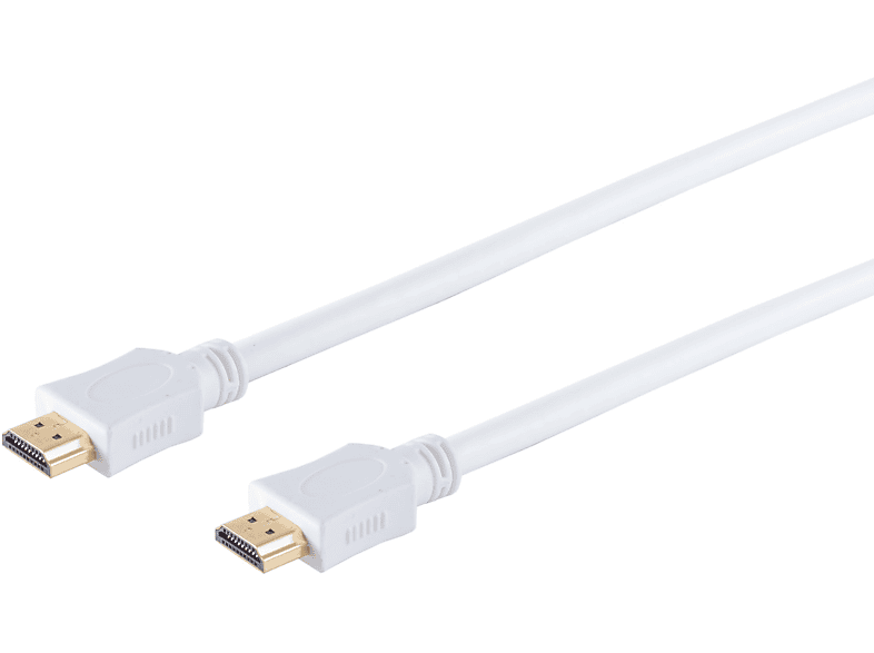 Kabel HDMI A-Stecker weiß 1,5m S/CONN A-Stecker/HDMI CONNECTIVITY HDMI verg. HEAC MAXIMUM