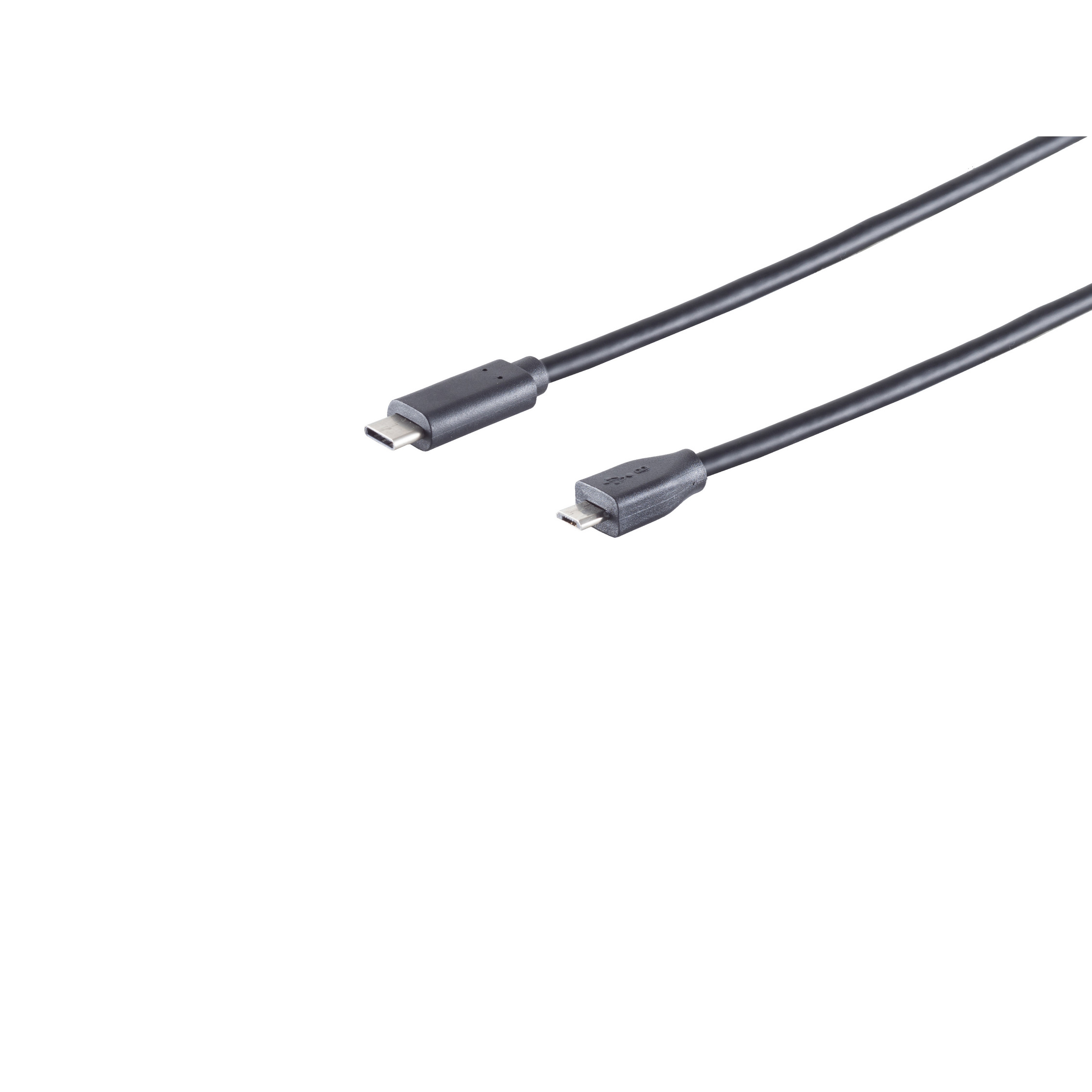 S/CONN MAXIMUM CONNECTIVITY USB Kabel 2.0 3.1 Kabel, - Micro C-Stecker B-Stecker 3m USB