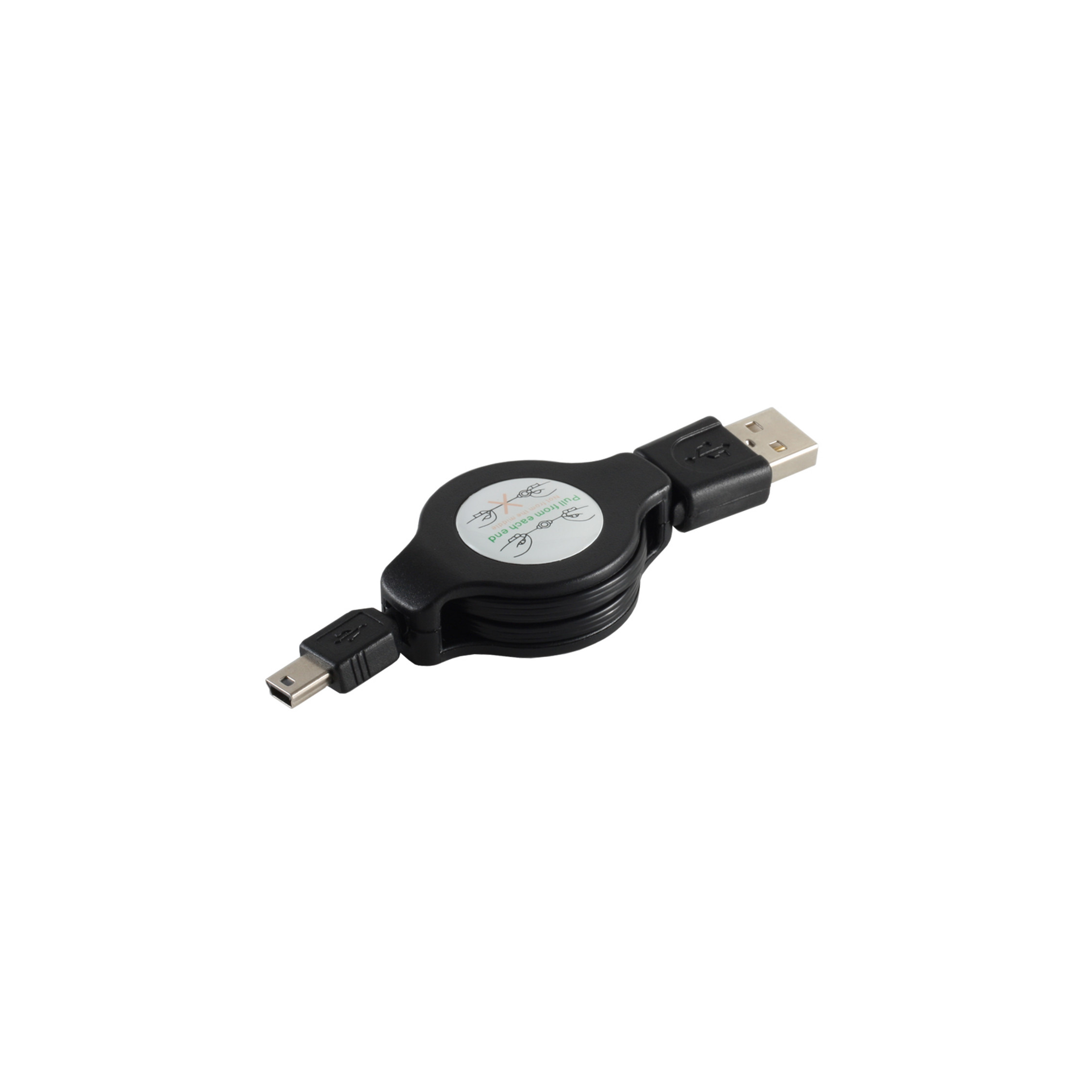 S/CONN MAXIMUM CONNECTIVITY USB-A-Stecker Kabel USB-Mini USB 1m ausziehbar B Stecker auf