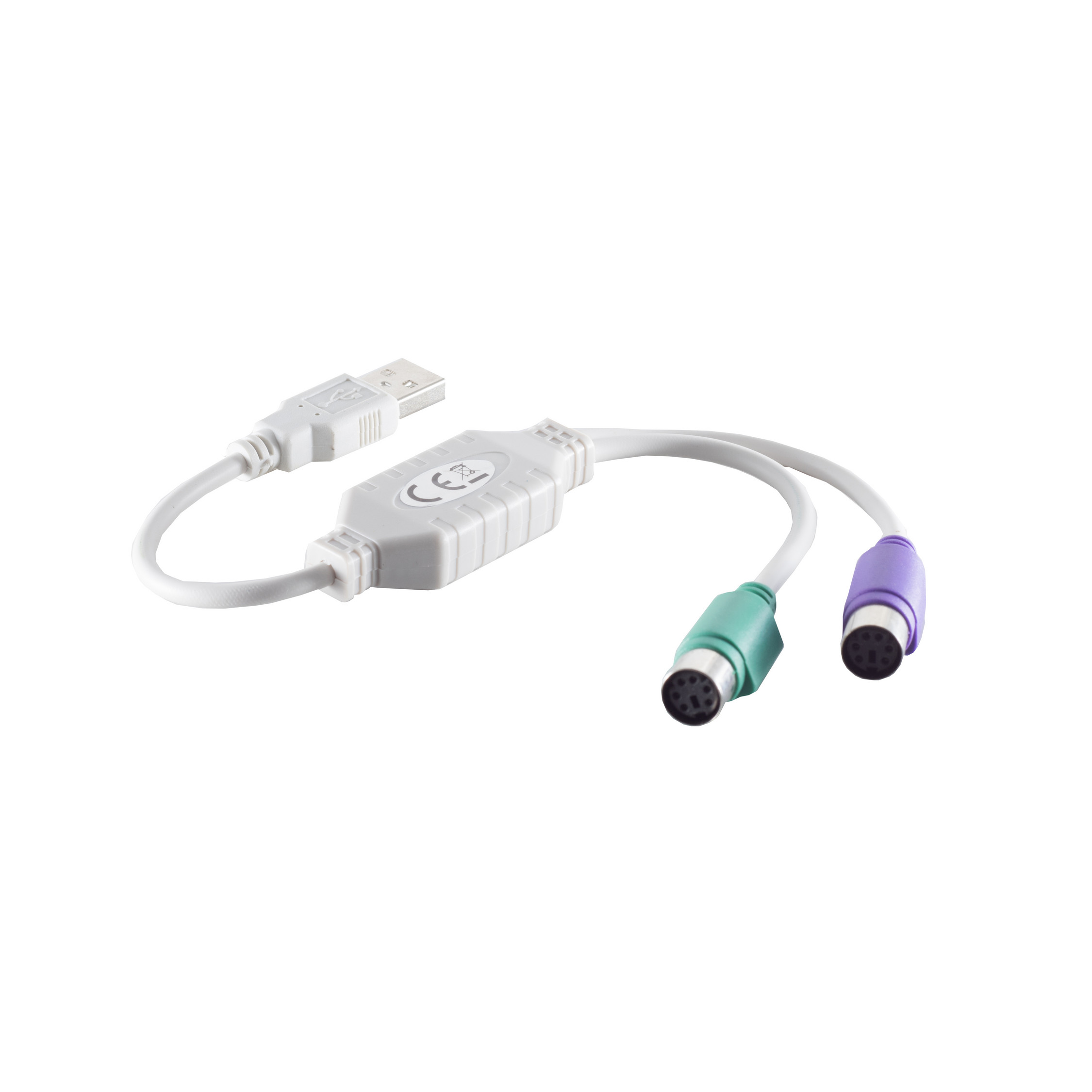 KABELBUDE USB/ 2x USB PS2 Adapter Adapter