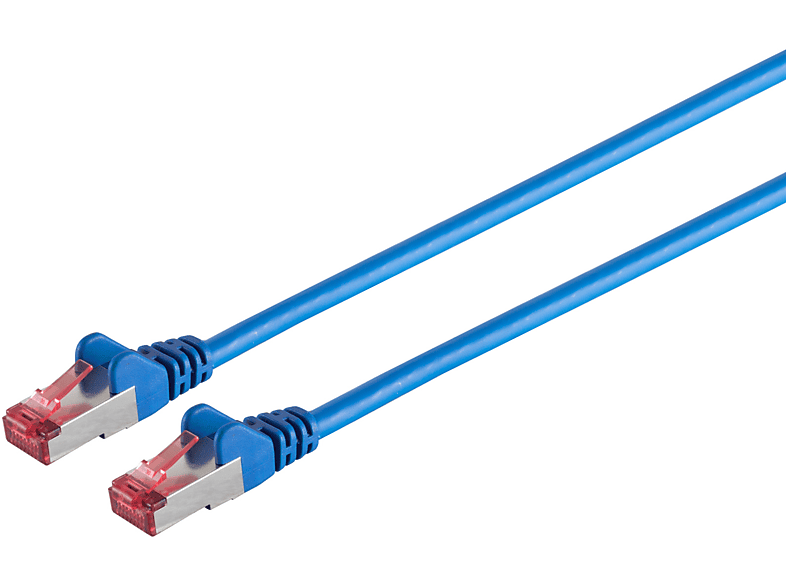 S/CONN MAXIMUM CONNECTIVITY Patchkabel cat6A S/FTP PIMF Halogenfrei blau 5m, Patchkabel RJ45, 5 m