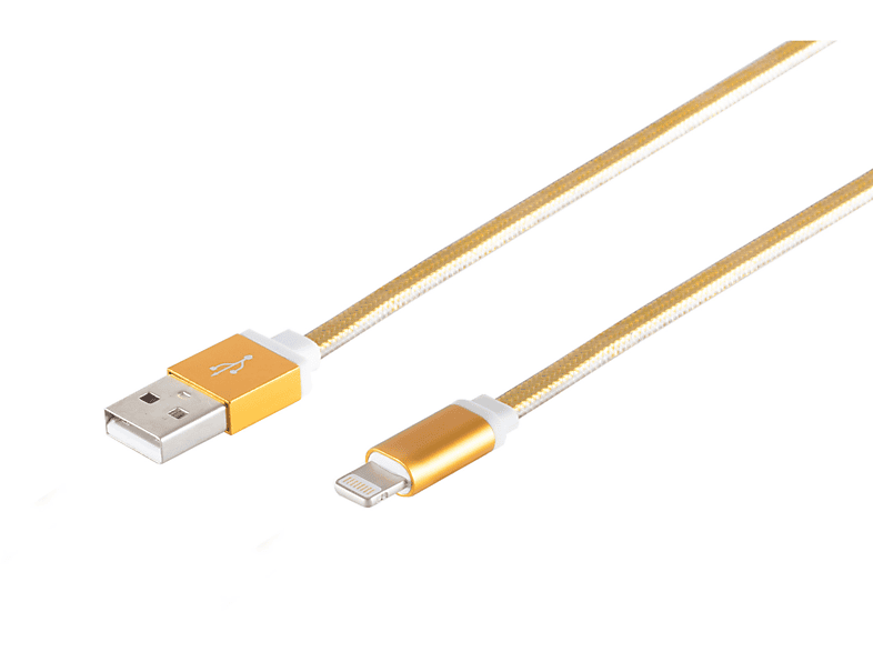 A Stecker USB S/CONN MAXIMUM 0,9m CONNECTIVITY USB-Ladekabel 8-pin Kabel Stecker auf