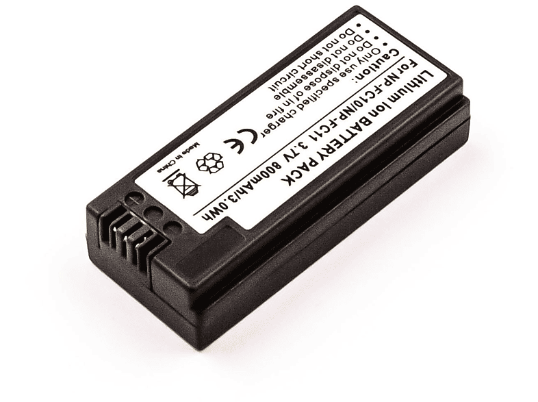 MOBILOTEC Akku kompatibel mit Sony NP-FC10 Li-Ion Akku, Li-Ion, 3.6 Volt, 700 mAh