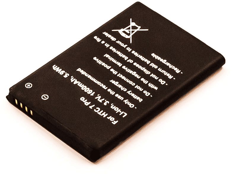 AGI Akku kompatibel mit Li-Ion mAh Volt, 1200 3.7 Handy-/Smartphoneakku, 7 Pro|T7576|35H00123-29M|BA S550 HTC Li-Ion