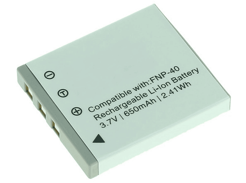 MOBILOTEC Akku kompatibel mit Panasonic LUMIX DMC-FX2|CGA-S004E Li-Ion Akku, Li-Ion, 3.7 Volt, 650 mAh