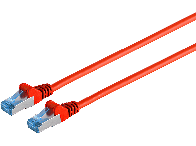 S/CONN MAXIMUM CONNECTIVITY Patchkabel cat6A S/FTP PIMF rot 3m, Patchkabel RJ45, 3 m | Adapter & Netzwerkkabel