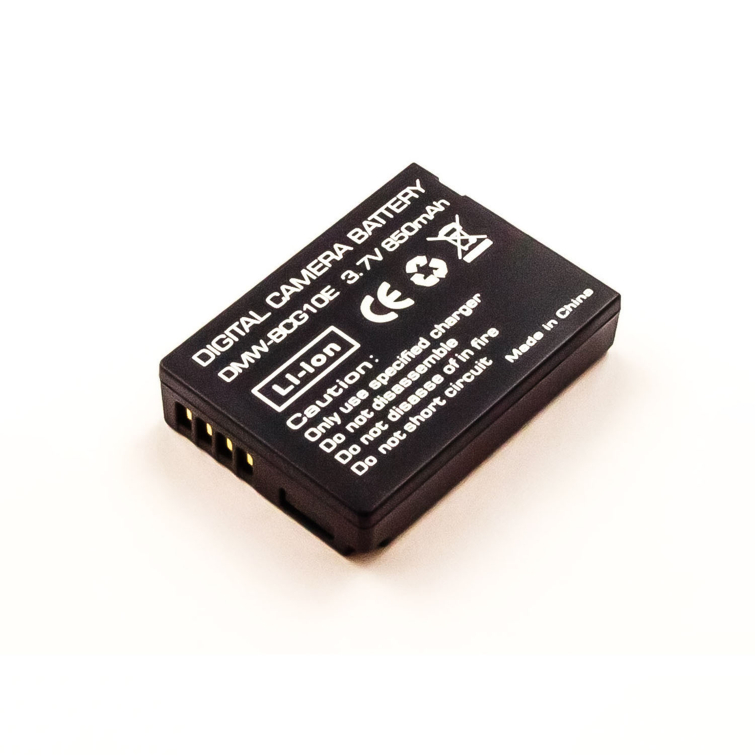 AKKUVERSUM Akku kompatibel mit Panasonic LUMIX DMC-TZ25 Li-Ion