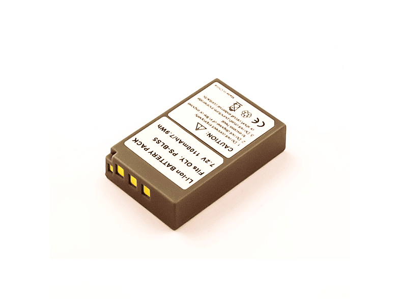 MOBILOTEC Akku kompatibel Volt, 900 7.4 mAh Li-Ion mit E-PL2|E-PL2|E-PL5|E-PL6|E-PM2 Olympus Akku, Li-Ion