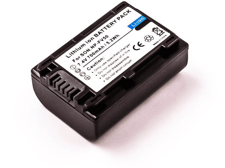 HDR-PJ530E Sony kompatibel Li-Ion, mit Akku Li-Ion 6.8 mAh 650 Volt, Akku, MOBILOTEC