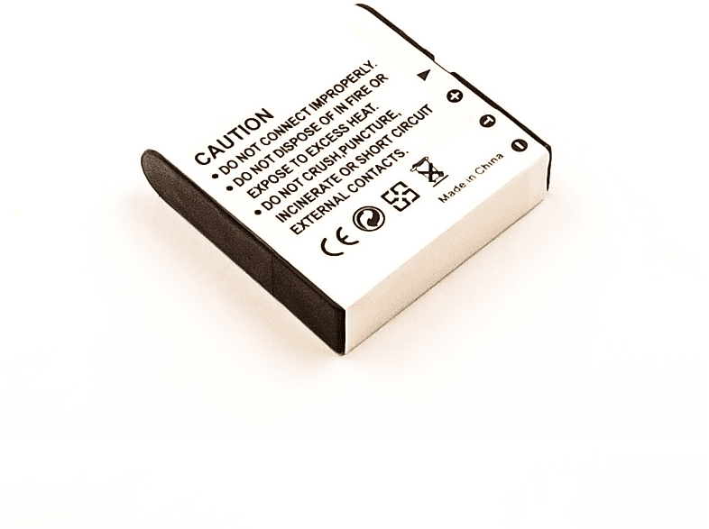 MOBILOTEC Akku kompatibel mit PRAKTIKA DVC 14.1 HDMI Li-Ion Akku, Li-Ion, 3.7 Volt, 900 mAh