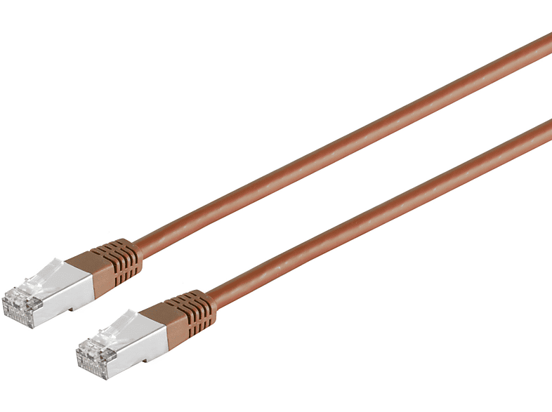 S/CONN MAXIMUM CONNECTIVITY Patchkabel 30 RJ45, SF/UTP, 5e, Patchkabel, m 30,0m, braun, cat