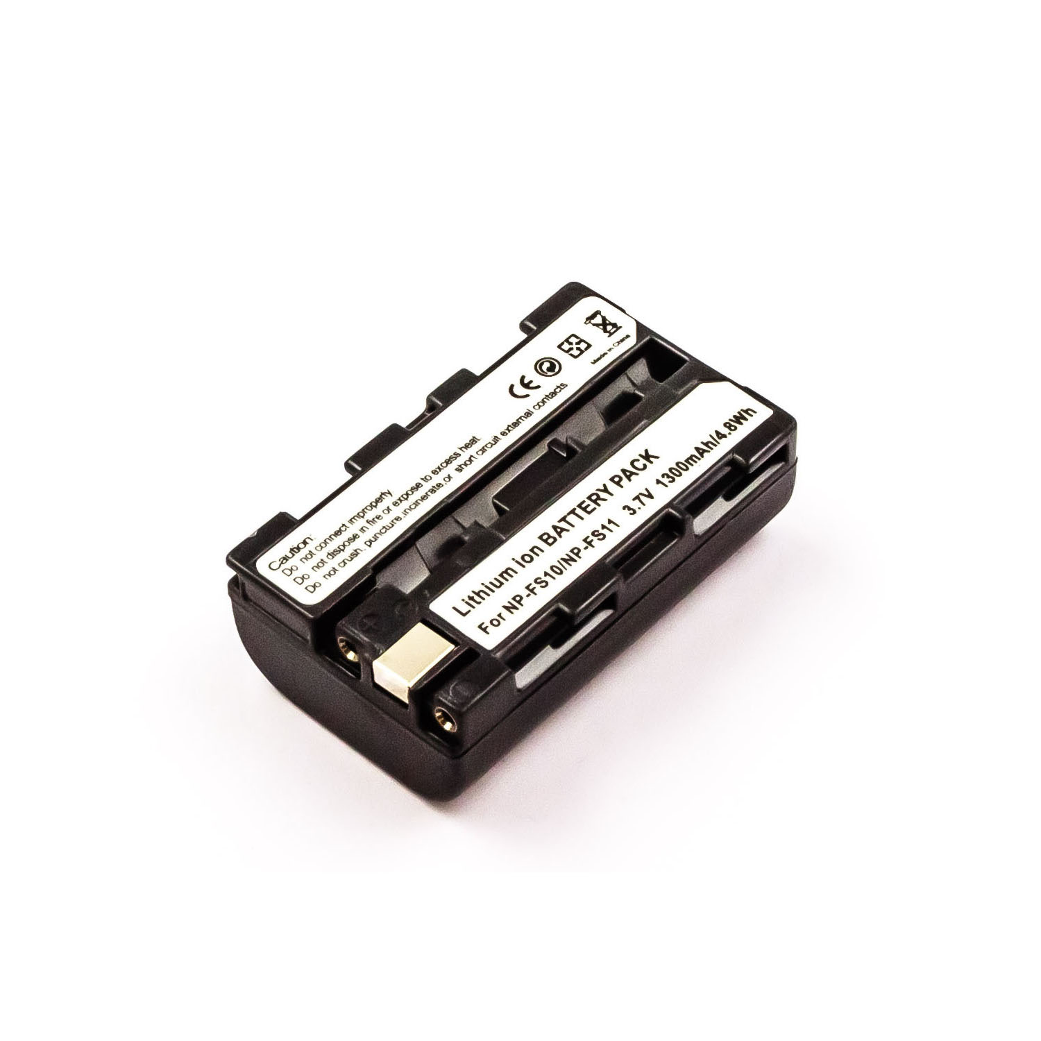 MOBILOTEC Akku kompatibel mit Sony mAh Li-Ion 3.6 Li-Ion, Akku, Volt, DSC-F505|NP-F20|DCR-PC2|DCR-PC3 1300