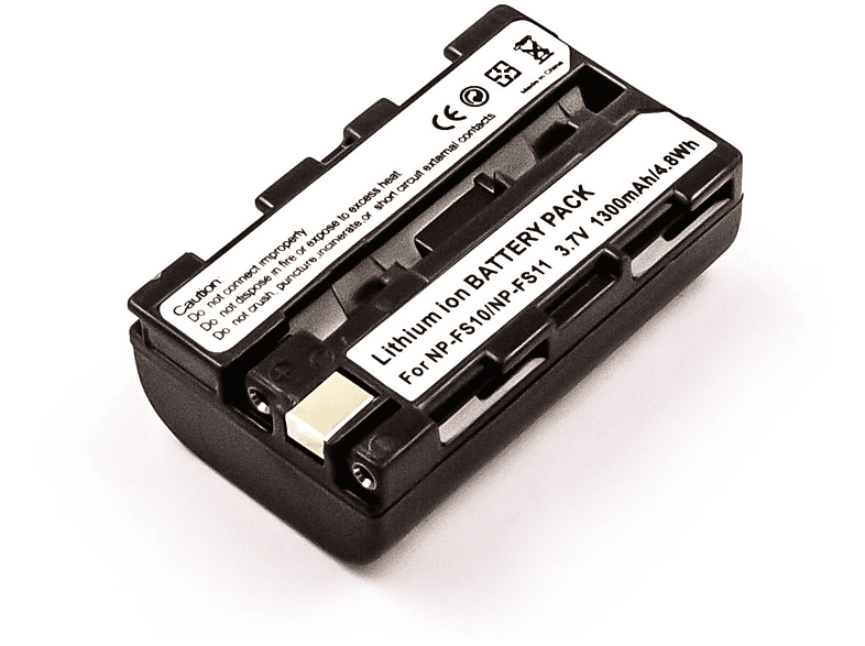 MOBILOTEC Akku kompatibel mit Sony mAh DSC-F505 Li-Ion, 3.6 Li-Ion Akku, Volt, 1300