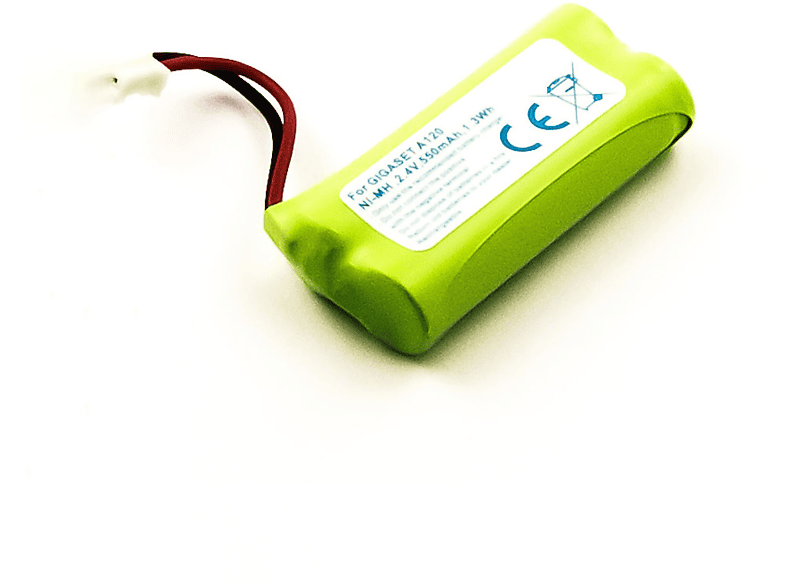 MOBILOTEC Akku kompatibel mit Universum SL 15 NiMH Akku, NiMH, 2.4 Volt, 550 mAh