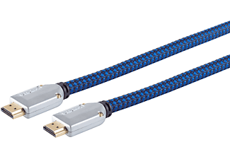 S/CONN MAXIMUM CONNECTIVITY HDMI A-St./HDMI A-St. Metall-St. verg sw-blauer 5m HDMI Kabel