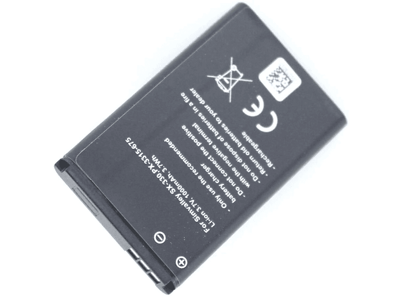 AGI Akku kompatibel mit amplicomms PowerTel M4000|PowerTel M5100 Li-Ion Handy-/Smartphoneakku, Li-Ion, 3.7 Volt, 1000 mAh