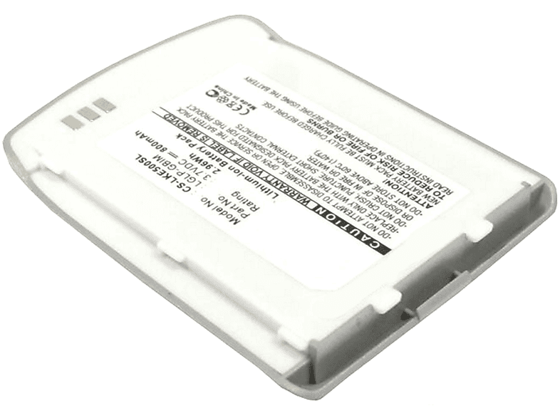 Li-Ion, kompatibel Volt, Akku, 3.6 mAh mit Li-Ion Electronics KE500 Akku 800 MOBILOTEC LG