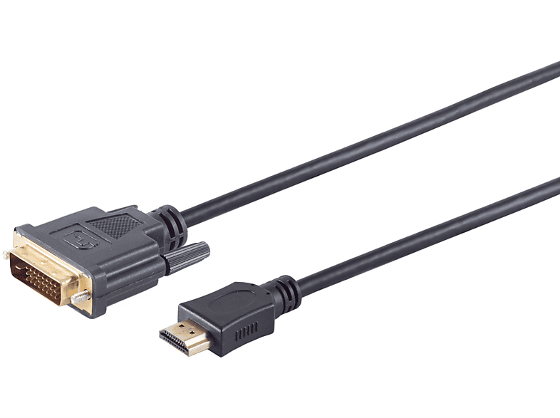 S/CONN MAXIMUM CONNECTIVITY HDMI Stecker / DVI-D (24+1) Stecker verg. 7,5m DVI-D Verbindungskabel